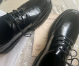 奧康（Aokang）牛皮系帶皮鞋男英倫風(fēng)正裝商務(wù)鞋子男黑色42碼 曬單實(shí)拍圖