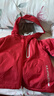 戴維貝拉（DAVE＆BELLA）童裝兒童新年外套男童秋冬外衣女童連帽上衣寶寶衣服加絨款 曬單實(shí)拍圖