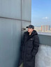 斷碼清倉2025冬季新款羽絨服男士外套防風(fēng)保暖連帽中長(cháng)款情侶外套 黑色（男女同款） L （115-135斤左右穿） 曬單實(shí)拍圖