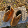 奧康雪地靴男鞋春季新款加絨保暖皮毛一體棉鞋男士戶(hù)外防滑高幫棉靴男 可可棕 41 曬單實(shí)拍圖