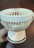艾美特（AIRMATE）小風(fēng)扇桌面便攜式小型電風(fēng)扇充電辦公宿舍學(xué)生床頭夾扇臺夾扇 【插電款/二檔】米白色 曬單實(shí)拍圖