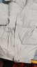 鴨鴨（YAYA）羽絨服女冬季新款時(shí)尚連帽小個(gè)子云感泡芙多巴胺風(fēng)加厚保暖外套 淺灰色 M (建議110-125斤) 曬單實(shí)拍圖