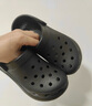 CROCS卡駱馳泡芙洞洞鞋情侶款男鞋女鞋日常休閑沙灘鞋拖鞋涼鞋207521 黑色（建議拍小一碼） 38.5 (240mm) 曬單實(shí)拍圖