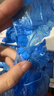 靚滌一次性鞋套加厚防水防塵均碼學(xué)生塑料腳套居家室內微機房防滑套 加厚新料700g-藍色 500只裝 曬單實(shí)拍圖