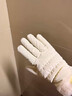 skingcond東北防寒裝備零下40度哈爾濱旅游保暖穿搭手套女冬季加絨加厚防水 【防潑水可觸屏】米白色 均碼 曬單實(shí)拍圖