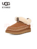 UGG秋季女士時(shí)尚舒適純色平底保暖茸茸短靴懶人毛毛鞋 1158224 CHE | 栗色 37 鞋款偏小，建議拍大一碼 曬單實(shí)拍圖