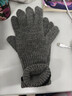 羅蒙毛線(xiàn)手套男士羊毛手套秋冬季保暖騎行騎車(chē)手套加長(cháng)款防風(fēng)防寒手套 曬單實(shí)拍圖