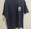 名創(chuàng  )優(yōu)品（MINISO）短袖t恤男夏季2026新款美式重磅男款休閑寬松純棉藏青色半袖衣服 【100%純棉】藏青(摩登胸標) L /175(30天質(zhì)量問(wèn)題全額退) 曬單實(shí)拍圖