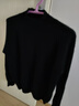 山羊絨衫女半高領(lǐng)套頭毛衣內搭秋冬加厚2025新款寬松針織打底衫 黑色 加厚 XL 【推薦125-135斤】 曬單實(shí)拍圖