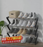 安爾雅簡(jiǎn)易鞋架多層家用門(mén)口創(chuàng  )意Z型鞋架子多層防塵鞋柜 鋼管款4層大號 曬單實(shí)拍圖