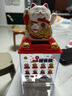 大貓日記太陽(yáng)能招財貓自動(dòng)招手風(fēng)水小擺件喬遷開(kāi)業(yè)禮物辦公室桌面車(chē)載擺件 白色【一帆風(fēng)順招財貓】 9.8*8.1*8.1cm 曬單實(shí)拍圖