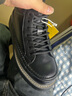Jeep吉普男鞋復古英倫皮鞋男時(shí)尚厚底增高男士休閑鞋 黑色 41  曬單實(shí)拍圖