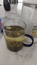 茗光茶杯玻璃泡茶杯家用涼水杯帶把手耐熱喝水杯牛奶杯 曬單實(shí)拍圖