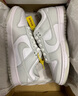 耐克NIKE女復古休閑板鞋 DUNK緩震運動(dòng)鞋 DD1503-103白灰39 曬單實(shí)拍圖