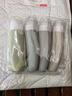 WHIKON旅行硅膠分裝瓶擠壓式軟乳液瓶化妝品沐浴露便攜空瓶子套裝 90ML(淡藍-淺綠-月灰-淺灰)4個(gè)裝 曬單實(shí)拍圖