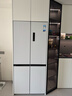 美的（Midea）508L十字對開(kāi)四開(kāi)門(mén)家用冰箱雙系統雙循環(huán)M60超薄零嵌入式底部散熱一級能效風(fēng)冷無(wú)霜 國家補貼20% BCD-508WUSPZM(E) 星塵白 曬單實(shí)拍圖