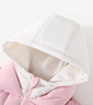 Classic Teddy女童羽絨服兒童加厚白鴨絨外套中大童裝90絨子保暖衣服 粉色 130  曬單實(shí)拍圖