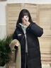 何佳功羽絨棉服女2025冬季新款寬松韓系寬松保暖加厚連帽棉衣外套女棉襖 黑色 M 【建議90-110斤】 曬單實(shí)拍圖
