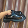 IYUZ品牌輕奢男鞋春季新款真皮商務(wù)高端結婚皮鞋男厚底增高休閑鞋子男 黑色-正品男鞋 42 曬單實(shí)拍圖