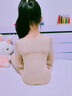 貓人兒童保暖皮膚衣超薄裸感打底肌膚衣玻尿酸秋衣秋褲套裝芭蕾演出服 裸膚色1套  【演出/日常打底兩穿】 160 (M) （建議身高140-160cm） 曬單實(shí)拍圖