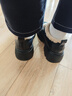 百麗（Belle）張凌赫推薦黑巧樂(lè )福鞋女商場(chǎng)款牛皮厚底jk鞋E1Z1DCM5 黑色-毛里 36 曬單實(shí)拍圖