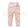 印品棉棉屋3條裝兒童秋褲純棉女童線(xiàn)褲長(cháng)褲寶寶打底褲家居襯褲棉毛褲褲子 水果粉底貓 褲子3件裝 100碼（建議身高90cm左右） 曬單實(shí)拍圖