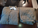 全棉時(shí)代新品睡衣【里外100%棉空氣褶皺紗夾棉蓄暖不悶】男女士家居服套裝 曬單實(shí)拍圖