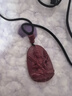 普陀山高含量朱砂吊墜項守護本命佛紫金砂吊墜【保真朱砂】情侶生日禮物 曬單實(shí)拍圖