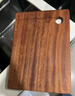 池嘉烏檀木菜板花梨整木實(shí)木抗菌定制水槽洗菜盆碗水池案板面板搟面板 百年烏檀水槽板整木35*25* 2cm 曬單實(shí)拍圖