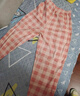 【大牌代工廠(chǎng)出品】純棉女款長(cháng)睡褲全棉寬松大碼舒適薄款家居褲 D1-99豆沙格子女 2XL 推薦140-155斤 曬單實(shí)拍圖