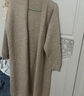FOX.G針織開(kāi)衫毛衣女針織衫衣服女裝秋季外套外搭上衣春秋2025新款毛衫 中長(cháng)款針織開(kāi)衫外套卡其色 常規 均碼 曬單實(shí)拍圖