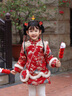 木木屋（mumuwu）童裝女童連衣裙加絨秋冬季兒童旗袍裙喜慶拜年服中國風(fēng)寶寶過(guò)年服 紅色旗袍 150 適合140-150cm年齡11-12歲 曬單實(shí)拍圖