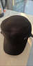 暢印冬天中老年人帽子男士爸爸保暖老人平頂毛呢爺爺老頭護耳鴨舌帽 黑色 均碼 可調節 曬單實(shí)拍圖