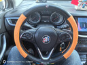 HOCASEN別克汽車(chē)方向盤(pán)套真皮碳纖維吸汗防滑超薄款英朗威朗君威凱越君越 圓形/碳纖皮-愛(ài)馬士橙-別克老標 曬單實(shí)拍圖