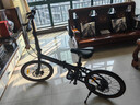 京東京造 F8折疊自行車(chē)禧瑪諾7速鋁合金20英寸成年人學(xué)生通勤單車(chē)陶瓷黑 曬單實(shí)拍圖