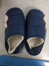 正品奧特曼兒童棉拖鞋冬小孩中大男童室內居家寶寶防滑包跟棉鞋冬 寶藍(包跟) 35 /36碼(鞋內長(cháng)21CM適合腳長(cháng)20CM) 曬單實(shí)拍圖