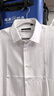 報喜鳥(niǎo)易打理襯衫東方簡(jiǎn)奢風(fēng)商務(wù)正裝男士長(cháng)袖直筒襯衣KEBC243021白色41 曬單實(shí)拍圖