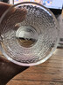 羅派鋼化玻璃杯240ml條紋玻璃水杯商用酒店酒吧洋酒杯水波加厚開(kāi)水杯 RW09透明240ml1只 西貝同款 曬單實(shí)拍圖