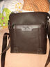 袋鼠（KANGAROO）真皮單肩包婦女節男士斜挎包男斜肩掛包商務(wù)牛皮包男款背包 棕色 曬單實(shí)拍圖