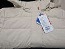 鴨鴨（YAYA）羽絨服女2025最新款冬季小個(gè)子顯瘦蓄熱加厚保暖云感泡芙韓版外套 米色 L (建議125-140斤) 曬單實(shí)拍圖