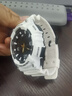 Mtin手表配件適用于卡西歐CASIO AQ-S810W樹(shù)脂表帶表殼男女手表帶 白色黑字 18mm 曬單實(shí)拍圖