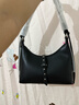 CHARLES&KEITH雙肩帶鉚釘簡(jiǎn)約單肩腋下包生日新年禮物送女友CK2-20782708 Noir黑色 S 曬單實(shí)拍圖
