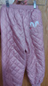 JELLYBABY女童冬季褲子寶寶冬裝夾棉小男童棉褲春冬加厚保暖外穿兒童加絨褲 粉色 130 CM 曬單實(shí)拍圖