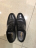 金利來(lái)（Goldlion）男鞋商務(wù)正裝鞋舒適透氣耐磨簡(jiǎn)約時(shí)尚皮鞋53371088201A-黑-41碼 曬單實(shí)拍圖