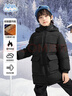 班尼路兒童棉服冬季2025新款大童中長(cháng)款保暖加厚連帽外套男女童冬裝棉襖 曬單實(shí)拍圖