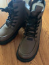 啄木鳥(niǎo)2026冬季白色雪地靴女加厚防滑棉鞋羊毛靴皮毛一體短靴真皮馬丁靴 棕色真羊毛內里【更保暖】 37 曬單實(shí)拍圖
