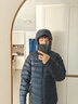 Rab【斷貨王】升級款秋冬男士800蓬輕量保暖鵝絨連帽羽絨服 QDB-81 暴風(fēng)藍 重磅新品 M 曬單實(shí)拍圖