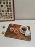 津盼相思木實(shí)木長(cháng)方形茶托盤(pán)家用木制茶杯收納盤(pán)餐盤(pán)托盤(pán)點(diǎn)心水果盤(pán)子 相思木茶托盤(pán)大號 曬單實(shí)拍圖