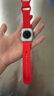 港爵iwatch s11/s10蘋(píng)果手表表帶運動(dòng)硅膠apple watch S9/8/7/6/ultra2/se3女款防水防汗男款46紅色 曬單實(shí)拍圖