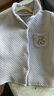 G.duck兒童純棉睡衣套裝冬季三層夾棉家居服男女童空氣棉睡衣加厚保暖衣 三層夾棉灰 140 曬單實(shí)拍圖